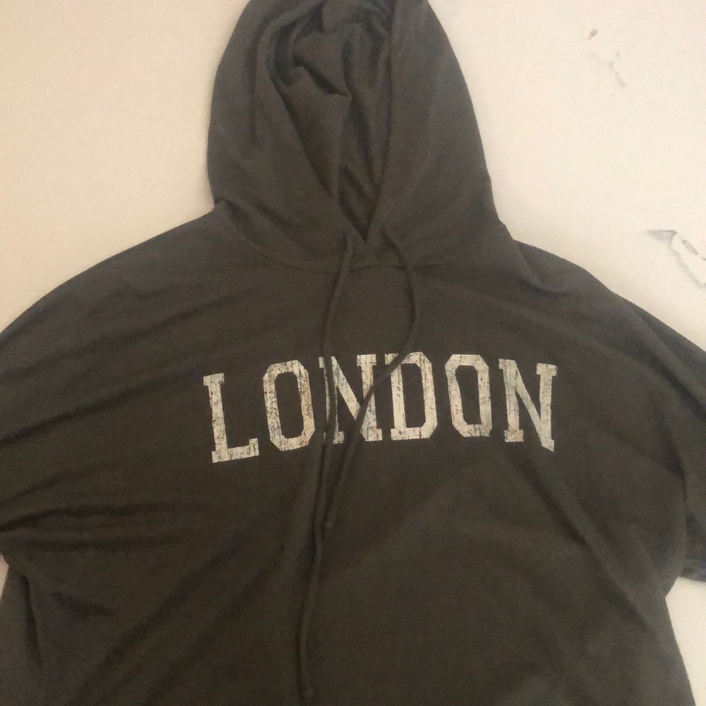 London Olive Thin Hoodie